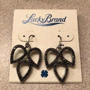Lucky Brand marcasite earrings